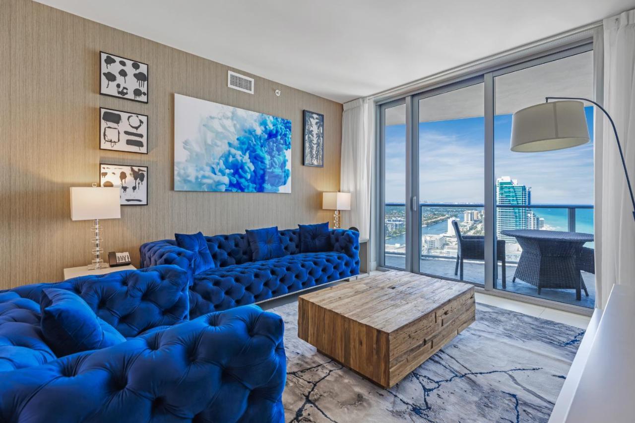 The Ultimate Resort - Beachfront 2 Bedroom Apartment With Direct Ocean View, Rooftop Pool, Hot Tub And Gym Hollywood Dış mekan fotoğraf